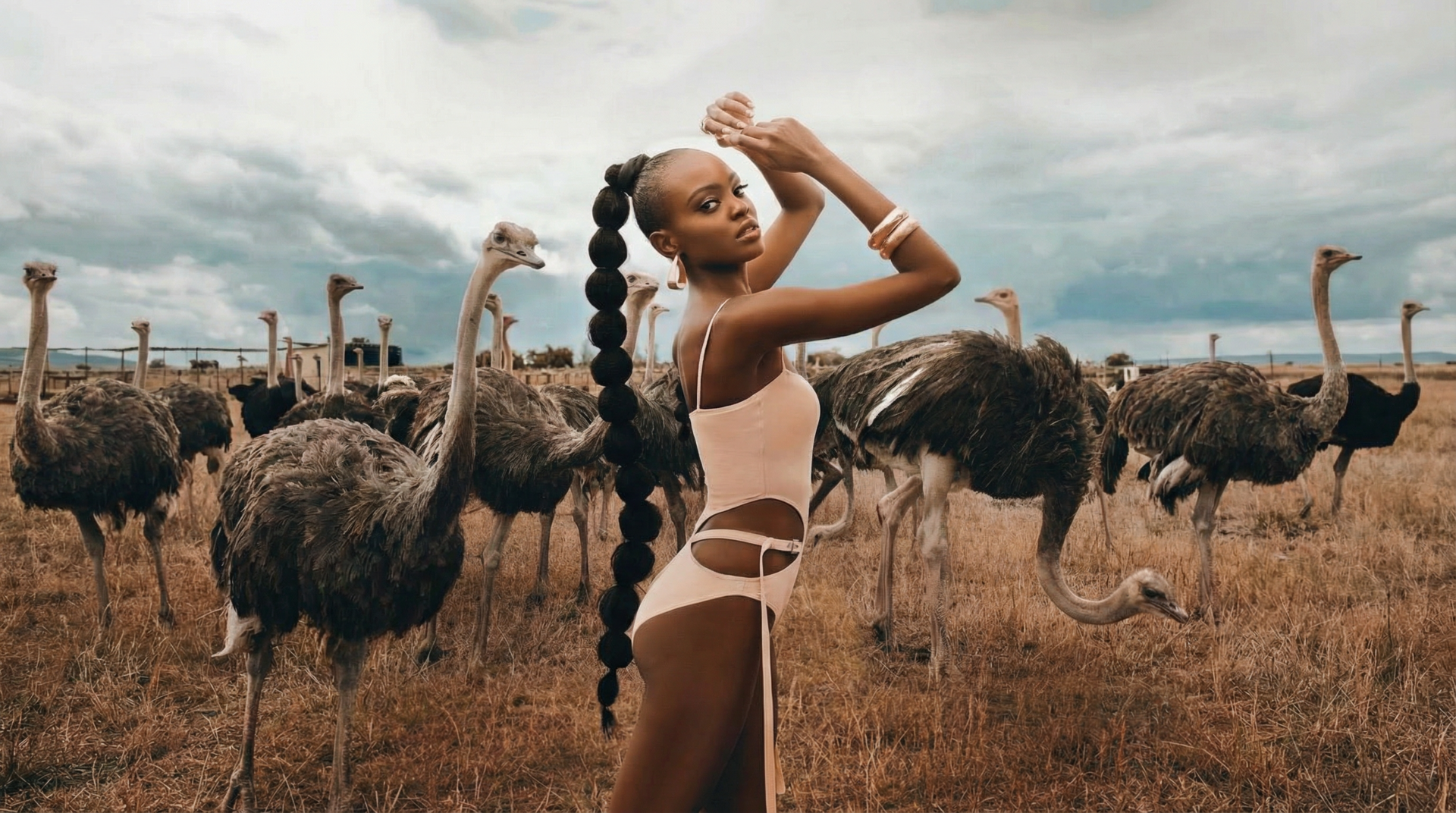 Fashion campaign behind the scenes content filmed in Kenya by Insignia Productions