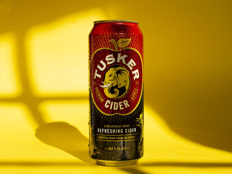 Tusker Cider commercial produced in Kenya